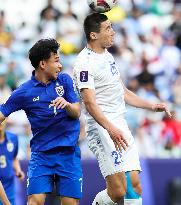 (SP)QATAR-DOHA-FOOTBALL-AFC ASIAN CUP-UZBEKISTAN VS THAILAND