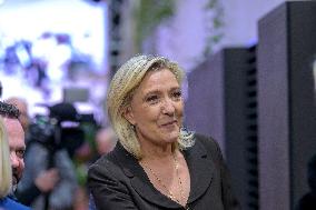 Marine Le Pen At Ceremony Of Mayor Steeve Briois - France
