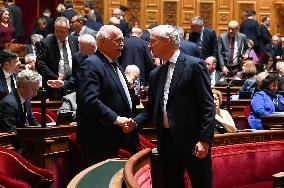 Bruno Le Maire during the speech presenting PM Attal's general policy  at Senate - Paris