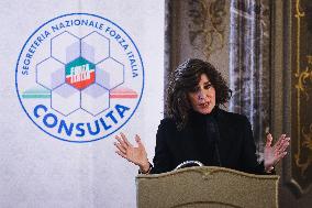 The Forza Italia Council Economy Forum At Palazzo Visconti In Milan