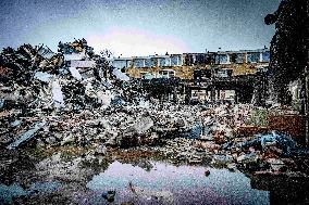 Explosion Aftermath In Rotterdam - Netherlands