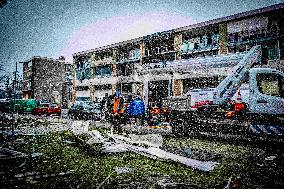 Explosion Aftermath In Rotterdam - Netherlands