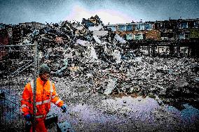Explosion Aftermath In Rotterdam - Netherlands