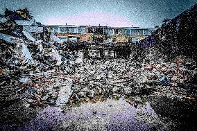 Explosion Aftermath In Rotterdam - Netherlands