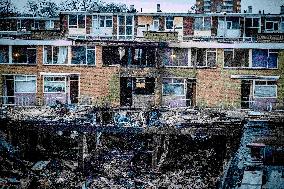 Explosion Aftermath In Rotterdam - Netherlands