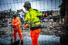 Explosion Aftermath In Rotterdam - Netherlands