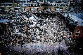 Explosion Aftermath In Rotterdam - Netherlands