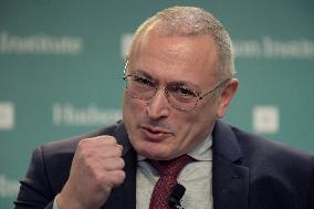 Mikhail Khodorkovsky Hold A Russia Election And Ukraine War Conversation