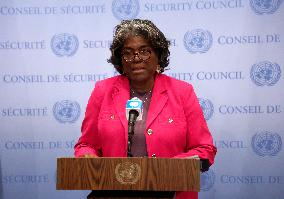 Senior Humanitarian And Reconstruction Coordinator For Gaza Press Conference At The United Nations In New York City