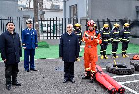 CHINA-BEIJING-ZHANG GUOQING-FIRE ACCIDENT PREVENTION-INSPECTION (CN)
