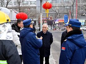 CHINA-BEIJING-ZHANG GUOQING-FIRE ACCIDENT PREVENTION-INSPECTION (CN)