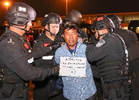 CHINA-YUNNAN-KUNMING-CRIMINAL SUSPECTS-MYANMAR-HANDOVER (CN)