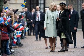 Royals Welcome French Presidential Couple - Stockholm