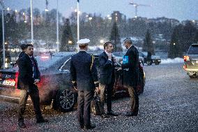 Macron And King XVI Carl Gustav Hold A Press Conference - Stockholm