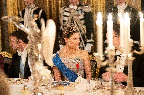 Gala Dinner For French Presidential Couple - Stockholm