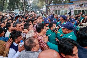 Gonotontro Moncha Alliance Members Protest - Dhaka