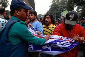 Gonotontro Moncha Alliance Members Protest - Dhaka