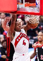 (SP)U.S.-CHICAGO-BASKETBALL-NBA-BULLS VS RAPTORS