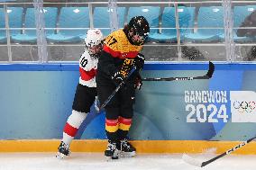 (SP)SOUTH KOREA-GANGNEUNG-WINTER YOUTH OLYMPIC GAMES-ICE HOCKEY-WOMEN'S 6-TEAM-BRONZE MEDAL GAME-SUI VS GER