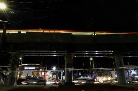 Elevated Section Of Line 12 Of The STCMetro Of Mexico City Reopens