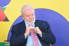 President Luiz Inácio Lula Da Silva Signs Highway Concession Contracts