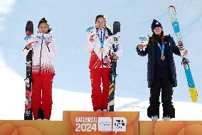 (SP)SOUTH KOREA-HOENGSEONG-WINTER YOUTH OLYMPIC GAMES-FREESTYLE SKIING-WOMEN'S HALFPIPE