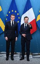 Macron And Kristersson Meet - Stockholm