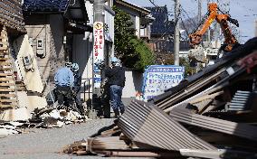 Aftermath of central Japan quake
