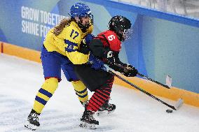 (SP)SOUTH KOREA-GANGNEUNG-WINTER YOUTH OLYMPIC GAMES-ICE HOCKEY-WOMEN'S 6-TEAM-GOLD MEDAL GAME-SWE VS JPN