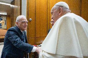 Martin Scorsese Meets Pope Francis - Vatican