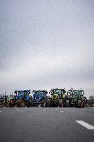 French Farmers Block The A10 Highway - Limours