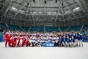 (SP)SOUTH KOREA-GANGNEUNG-WINTER YOUTH OLYMPIC GAMES-ICE HOCKEY-MEN'S 6-TEAM-GOLD MEDAL GAME-CZE VS USA
