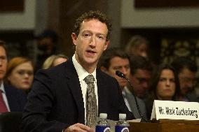 Big Tech CEOs Testify About The Online Child Safety - Washington