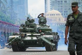 The 76th Independence Day Parade Rehearsal Was Held In Colombo