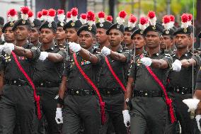 The 76th Independence Day Parade Rehearsal Was Held In Colombo