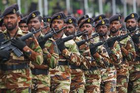 The 76th Independence Day Parade Rehearsal Was Held In Colombo