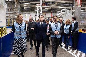 French President Macron pays a two-day state visit to Sweden, Day 2
