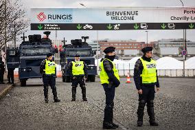 Police Blockade At Rungis Market