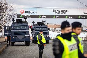 Police Blockade At Rungis Market