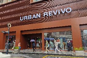 A Flagship URBAN REVIVO Clothing Store in Shanghai