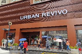 A Flagship URBAN REVIVO Clothing Store in Shanghai