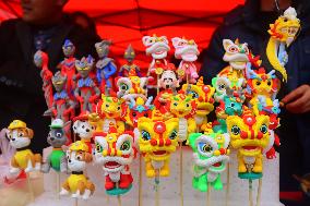 Chinese Celebrate Lunar Dragon Year