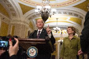 Senate Democratic Luncheon Statements - Washington