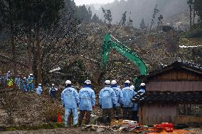 1 month after strong earthquake in central Japan