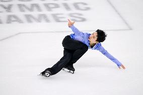 (SP)SOUTH KOREA-GANGNEUNG-WINTER YOUTH OLYMPIC GAMES-FIGURE SKATING-TEAM-MEN SINGLE SKATING