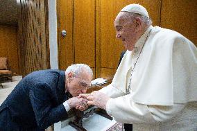 Martin Scorsese Meets Pope Francis - Vatican