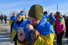 Russia And Ukraine Exchange POWs After Plane Crash