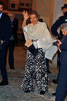 Queen Sofia Leaves Zubin Mehta's Concert - Madrid