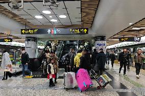 Passengers in Subway in Shanghai