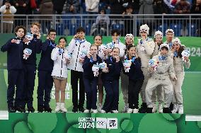 (SP)SOUTH KOREA-GANGNEUNG-WINTER YOUTH OLYMPIC GAMES-FIGURE SKATING-TEAM